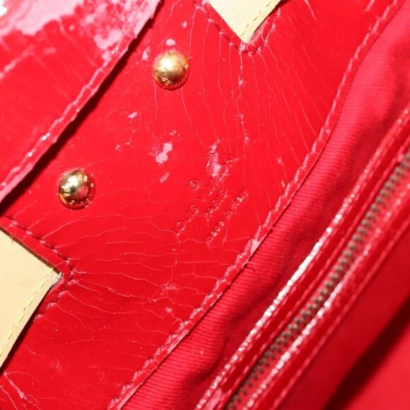 LOUIS VUITTON Monogram Ruby Sarina MM Tote Bag Red M95611 LV Auth 134713 - Picture 10 of 16